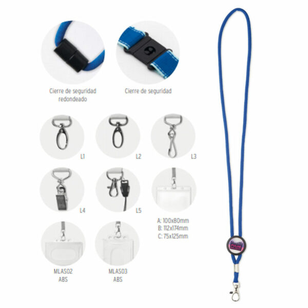 ML1018 Lanyard cilíndrico yourChoice