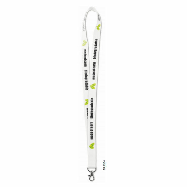 ML1034 Lanyard 100 % fibra de maíz yourChoice