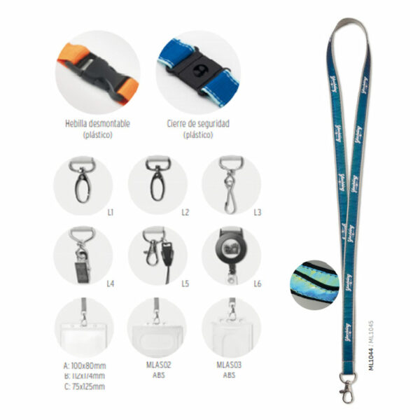 ML1044 Lanyard Poliéster yourChoice