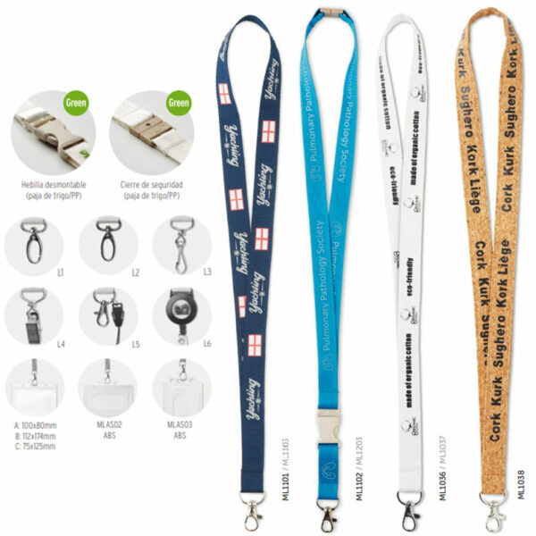 ML1203 Lanyard 100% RPET yourChoice