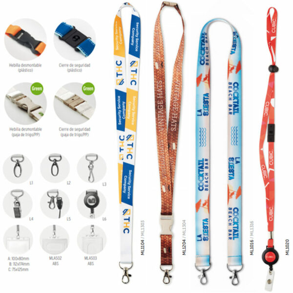 ML1016 Lanyard Poliéster fino yourChoice