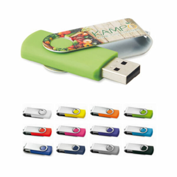 MO1103 USB Clip marcado digitalmente yourChoice